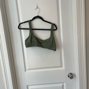 american eagle olive green bathing suit top women’s size xl